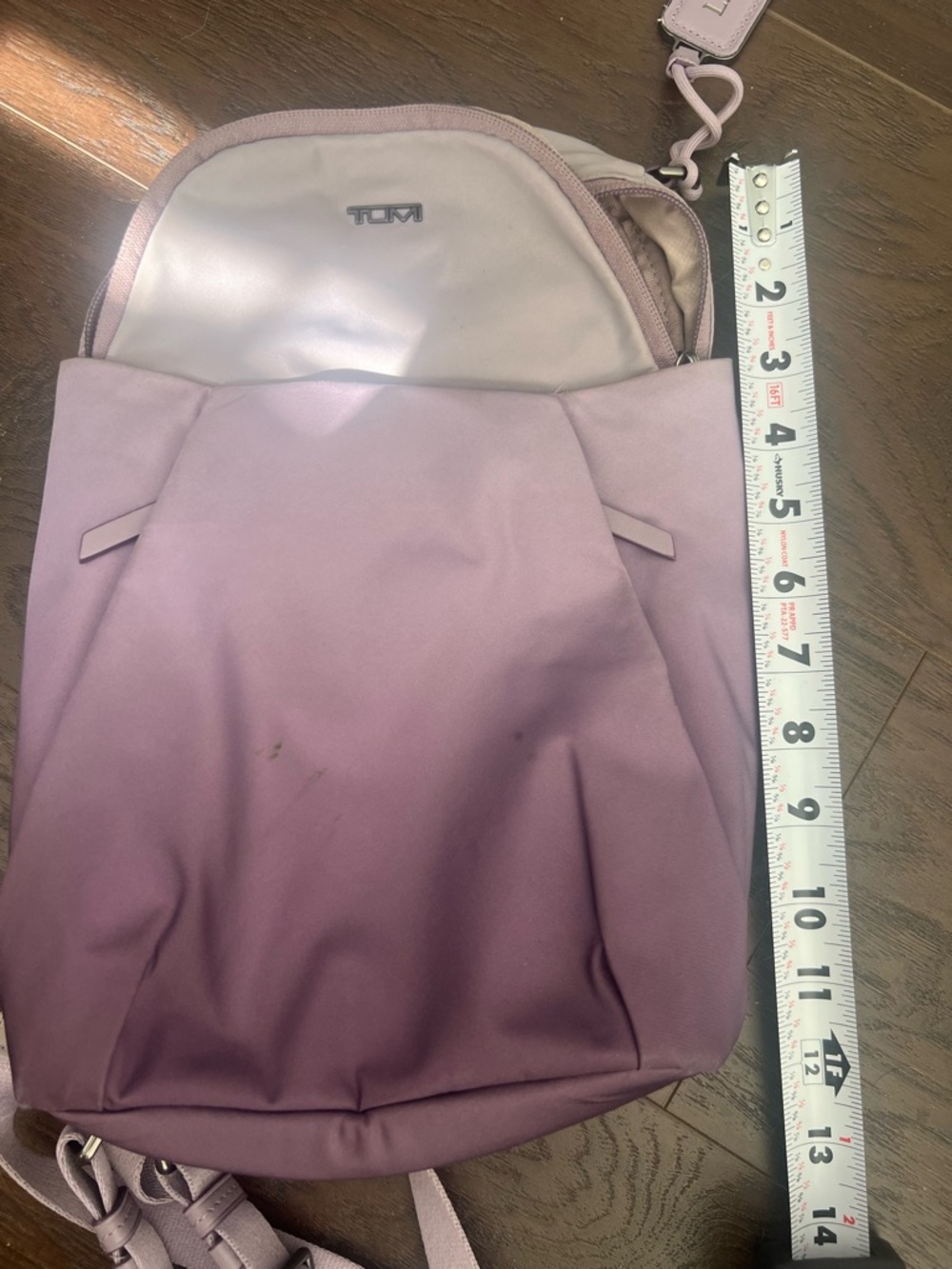Tumi Ombre Lavender to Plum Sling Bag - Picture 13 of 13